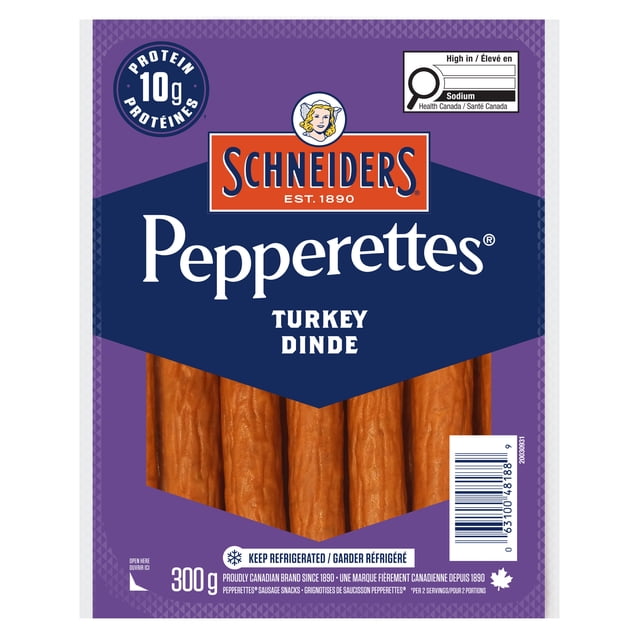 Schneiders Pepperettes® Sausage Sticks, Turkey, 300 g