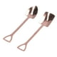 thumbnail image 1 of Cucharas para sandía, 2 cucharas tipo pala, cucharas de helado de acero inoxidable, cucharas de postre, construcción resistente, 1 of 12