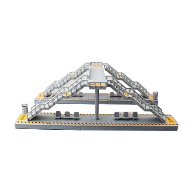 Juego de Trenes Sunnimix Accesorios de Bloques de Construcción Vías de Tren Realistas Escena del Tren