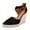 Black, variant on Casual Sandals Women Sandals Pointed Toe Espadrilles Fisherman Shoes Women's Wedges New Summer 2024 Flax Straw Woven with A High Heel Shoes Pumps Women Shoes Size 41 Blue