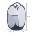 thumbnail image 2 of Cesta de lavandería de gran capacidad, malla de poliéster, plegable, para lavar la ropa., 2 of 11