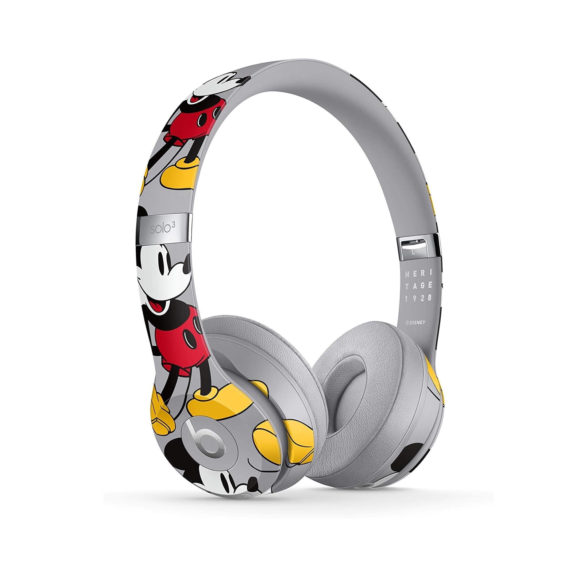 Restored Beats Solo3 Wireless Headphones - Mickeys 90th Anniversary Edition (Refurbished)