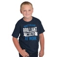 thumbnail image 5 of Billiant Mind Autism Awareness Crewneck T Shirts Boy Girl Teen Brisco Brands L, 5 of 6