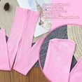 thumbnail image 7 of TiaoBug Ballet Tights for Girls Dance Uniform Footed Pantyhose Training Stretchy Stockings Pink 3-4, 7 of 7