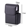 thumbnail image 5 of Cigarrera de cuero con estuche para encendedor para hombres y mujeres Ormromra 222698-1, 5 of 5