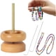 thumbnail image 1 of Spinner de cuentas para fabricación de joyas, soporte giratorio de cuenco de cuentas Diy de madera, 1 of 5
