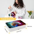 thumbnail image 5 of Brain Elegant PU Leather Jewelry Box Organizer with Removable Compartment, Portable Jewelry Display & Bracelet Holder, 5 of 6