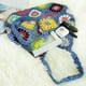 thumbnail image 5 of Bolso de hombro de las mujeres bohemias Bolsos Hollow Out Picnic Photo Props Viajes de verano Chic Casual Hecho a mano para cosméticos de sol , Azul Hugo Bolso De Ganchillo, 5 of 9