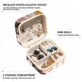 thumbnail image 2 of Peony Travel Portable Square Earring Organizer with Decorative Box – Travel Organizer, Necklace Holder – for Girls and Women, 2 of 6
