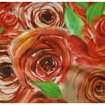 thumbnail image 4 of oneOone Cotton Poplin Twill Orange Fabric Rose Floral Quilting Supplies Print Sewing Fabric By The Yard 56 Inch Wide, 4 of 4