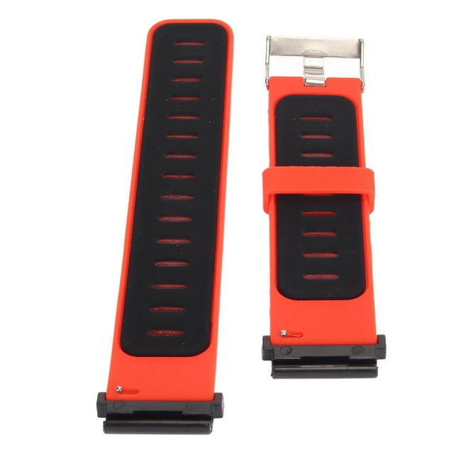 Silicone Watch Band, Double Color Silicone Watch Strap Replacement With Adjustable Size, Comfortable To Wear, Easy Installation
