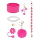 thumbnail image 2 of Juego de accesorios para tazas, bonitos llaveros con dijes para actividades al aire libre, bolsos de viaje, 2 of 8
