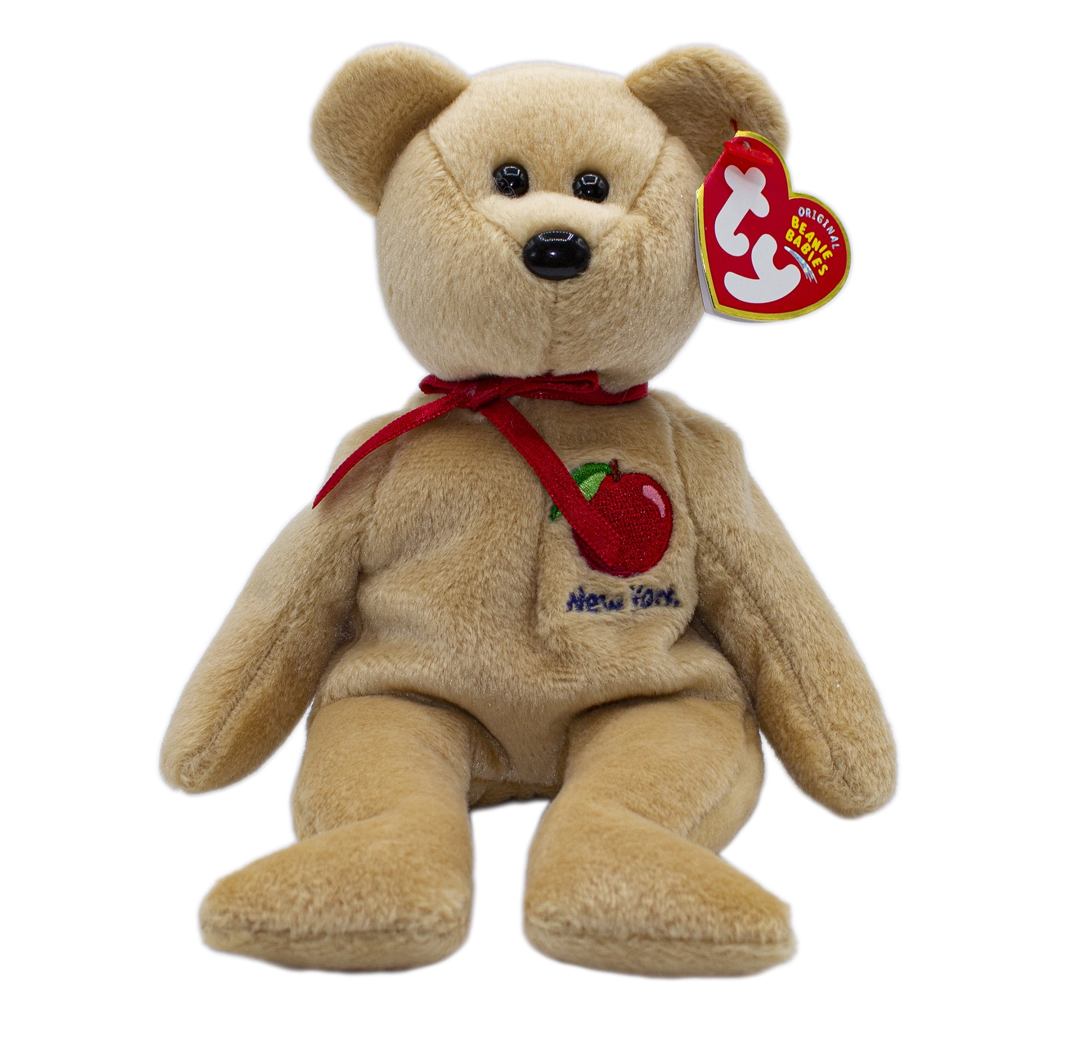 Large Wallace Bear Wallace Beanie Baby Worth TY Beanie Baby