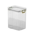 thumbnail image 2 of 450/900/1350/1800ML Clear Food Storage Jar Large Capacity Refrigerator Multi-functional Dry Goods Fruit Snacks Airtight Sealing Storage Container Kitchen Supplies L, 2 of 13