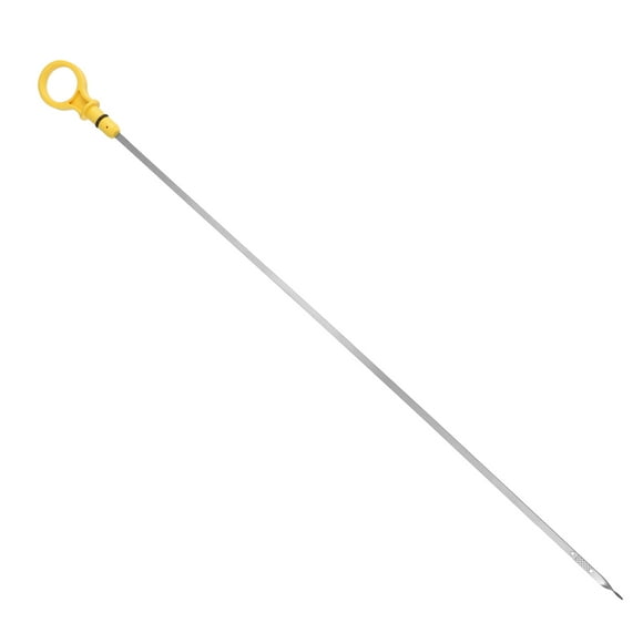Unique Bargains Car Engine Oil Dipstick for Ford F-150 2011-2014 Oil Level Dipstick Oil Trans Level Dip BR3Z6750A Plastic Stainless Steel Silver Tone Yellow