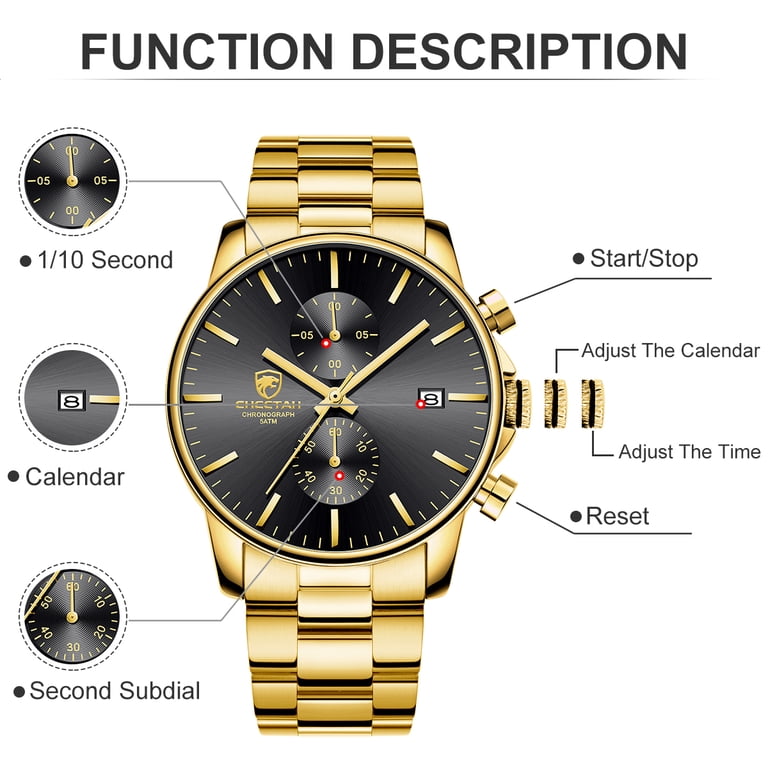 CHEETAH Fashion Business Mens Watches with Stainless Steel  display picture 2