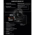 thumbnail image 4 of R1 Concepts Front Brakes and Rotors Kit |Front Brake Pads| Brake Rotors and Pads| Super Duty Brake Pads and Rotors WHXN1-99108, 4 of 5