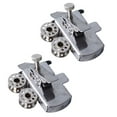 thumbnail image 1 of Sewing , Anti Curling Smoothing Glide Universal Seam Guide 2Pcs With Bobbins For Machine, 1 of 8