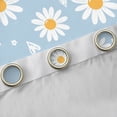 thumbnail image 4 of Homewish Vibrant Groovy Flower Black Out Curtains for Teens, Cartoon Daisy Floral Curtains Pack of 2 (42x63 Each), Love Heart Bedroom Curtains, Curtains and Drapes Decor, 4 of 6