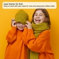 thumbnail image 7 of Uxcell Cotton Yarn, 60% Cotton, 40% Acrylic Soft Knitting Yarn Green for DIY Projects, 2 Pcs, 7 of 7