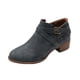 thumbnail image 1 of NECHOLOGY Botas Mujer Adulto Femenino Zapatos Botines mujer Cuero Artificial Otoño E Invierno Tacones Bajos Gruesos Cremallera Botines Cortos Zapatos De Punta Redonda (Blue, 9), 1 of 5
