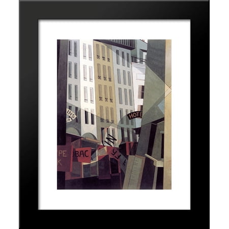 Rue du Singe Qui Pêche 20x24 Framed Art Print by Charles Demuth
