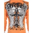 thumbnail image 6 of ARCHAIC BY AFFLICTION Men's T-Shirt L/S LUSTROUS Biker MMA, 6 of 8