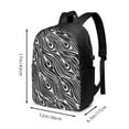 thumbnail image 4 of YFYANG 17" Laptop Backpack, Peacock Feather Texture Fashion Travel Work Backpack with USB and Headphone Cable Interface for Men and Women, 4 of 8