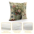thumbnail image 4 of YINGXI  Fall Wildflowers Home Sweet Home Throw Pillow Covers,  Autumn Seasonal Decorations for Home  18x18in, 4 of 5