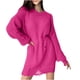 thumbnail image 2 of Suéter de cuello redondo para mujer, suéter de punto de cuello redondo de manga larga, suéter, tops de mujer, 2 of 4