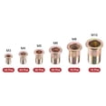 thumbnail image 2 of Unique Bargains 161pcs M3 M4 M5 M6 M8 M10 Rivet Nut Carbon Steel Color-Zinc Plated Finish, 2 of 5