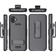 thumbnail image 3 of Wireless ProTech Case Compatible with Samsung Galaxy XCover6 Pro (SM-G736), Shell Case and Belt Clip Holster Combo with Kickstand and Screen Protector (Black), 3 of 6