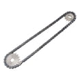 thumbnail image 1 of 420 18T Front Engine Sprocket 420 60 Links Chain 14T Rear Sprocket Kit For DIY Scooter ATV Bike Motorcycle Bicycle, 1 of 8