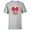 Athletic Heather, variant on Disney Minnie Mouse Polka Dot Day Distressed Doodles Icon - Short Sleeve T-Shirt for Kids - Customized-Athletic Heather