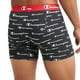 thumbnail image 3 of Calzoncillos boxer Champion Everyday de algodón elástico para hombre, color negro y gris, 3 of 5