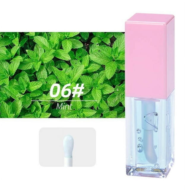 Pureness Fruit Lip Oil - 2g Transparent Lip Moisturizer with Natural Fruit Aroma, Highly Moisturizing Formula for Soft, Smooth Lips, Lightweight Non-Greasy Texture