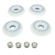 thumbnail image 3 of Luces LED Antideslizantes de 4 Piezas, Ruedas de Patinaje en Línea Intermitentes, 3 Opciones de Tamaño - 72 mm 72mm Macarena Ruedas LED Roller Skate Wheels, 3 of 8