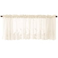 thumbnail image 2 of Agiferg Waffle Woven Textured Valance for Bathroom Water Repellent Window Covering, 2 of 2