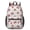 Fireman and Puppy, variant on Fireman and Axe White Pattern 17" School Backpacks for Teens,Waterproof Oxford Fabric,S-Shape Padded Straps for School,Travel,Hiking,Camping