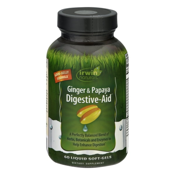 Irwin Naturals Ginger & Papaya Digestive Aid
