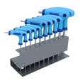 thumbnail image 3 of T Bar Handle Torx Bits Wrench Set T9 – T50 In Storage Rack T Handle Keys 10pc, 3 of 4