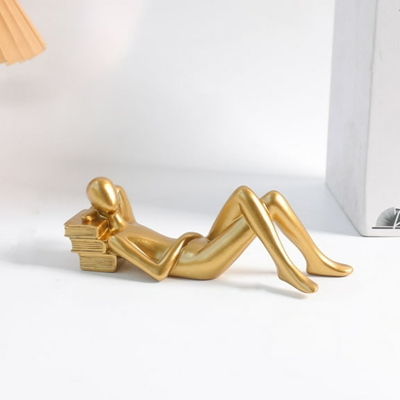 Modern Abstract Home Decor, Mini Living Room Ornaments, Stylish Tabletop Decoration, Plastic Sculpture for Shelf, Coffee Table, Office, Aesthetic Room Decor