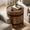 Rustic Brown, variant on Barrel Side Table with Hidden Storage, 19.68" Farmhouse Round Rustic Wood End Table with Removable Lid, 24" Tall Sofa Side Bedside Nightstand for Living Room (1 PCS)
