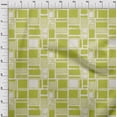thumbnail image 4 of oneOone Viscose Chiffon Lime Green Fabric Geometrical Sewing Fabric By The Yard Printed Diy Clothing Sewing Supplies 42 Inch Wide, 4 of 4