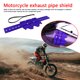 thumbnail image 1 of Protector de escape ovalado redondo para silenciador de motocicleta universal de silicona (verde) Ndcxsfigh Accesorios para autos y motos, 1 of 4
