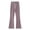 Purple, variant on Splozh Girls' Leggings Fashion Cute Girl's Leggings High Waisted Flare Pants Yoga Bootcut Pants Solid Color Full Length Bell Bottoms,Black,4-5 Years
