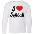 thumbnail image 3 of Inktastic Softball Sports Gift for Girls Long Sleeve Youth T-Shirt, 3 of 5