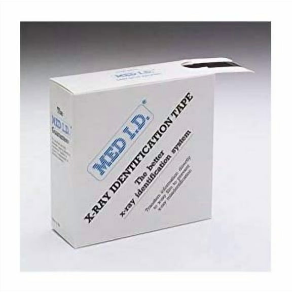 MED ID X-Ray Identification Tape 2" Wide (3/4" Writeable) 50-FT Roll USA D75-50