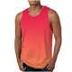 thumbnail image 1 of Mens Camisetas Algodón Gradiente Color Impreso sin Mangas Cuello Redondo Tanque, Chaleco Casual para Al Aire Libre Y Verano, 1 of 4