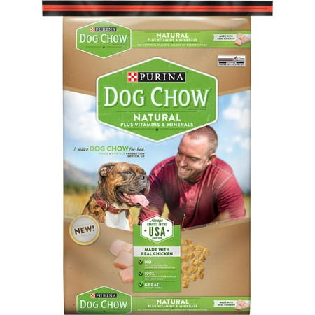 Purina Dog Chow Vitamines Natural Plus et minéraux Nourriture pour chiens 32 lb Sac